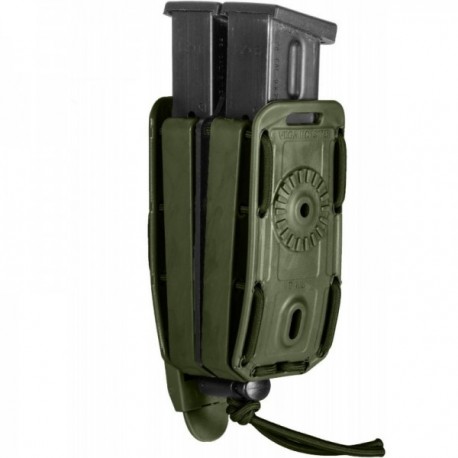 Porte-chargeur double Bungy 8BL vert OD pour pistolet automatique Porte-chargeur double Bungy 8BL vert OD pour pistolet automatique