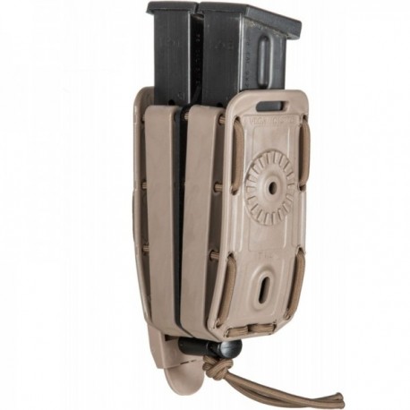 Porte-chargeur double Bungy 8BL tan pour pistolet automatique