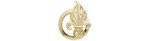 Insigne de béret doré Légion 3ème Régiment Étranger d'Infanterie