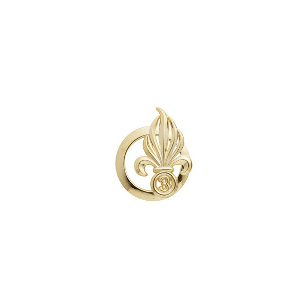 Insigne de béret doré Légion 3ème Régiment Étranger d'Infanterie