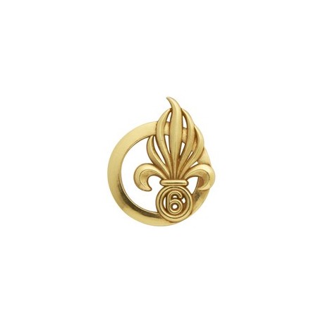 Insigne de béret doré Légion 6ème Régiment Étranger de Génie Insigne de béret doré Légion 6ème Régiment Étranger de Génie