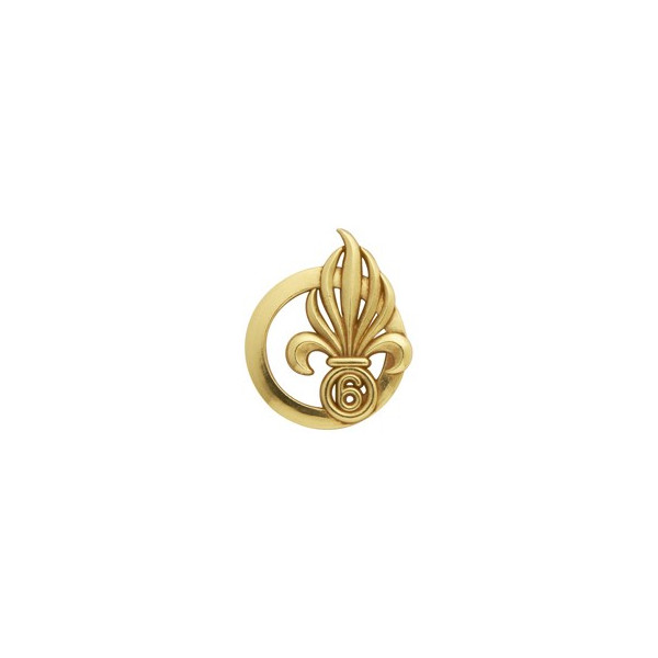 Insigne de béret doré Légion 6ème Régiment Étranger de Génie