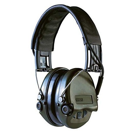 Casque MSA anti-bruit Suprême Pro-X serre-tête vert OD coussinets mousse