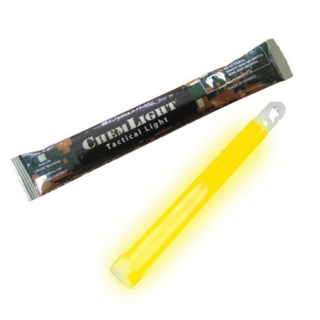 Bâton lumineux ChemLight® 15 cm - 12 heures jaune Bâton lumineux ChemLight® 15 cm - 12 heures jaune