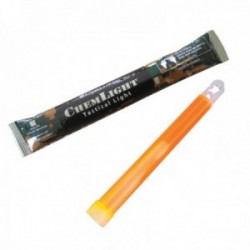 Bâton lumineux ChemLight® 15 cm - 12 heures orange
