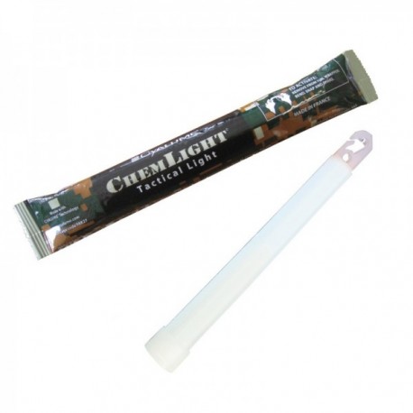 Bâton lumineux ChemLight® 15 cm - 8 heures blanc Bâton lumineux ChemLight® 15 cm - 8 heures blanc