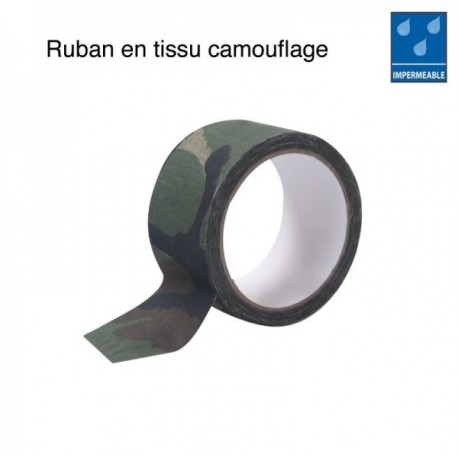 Ruban tissu camouflage adhesif