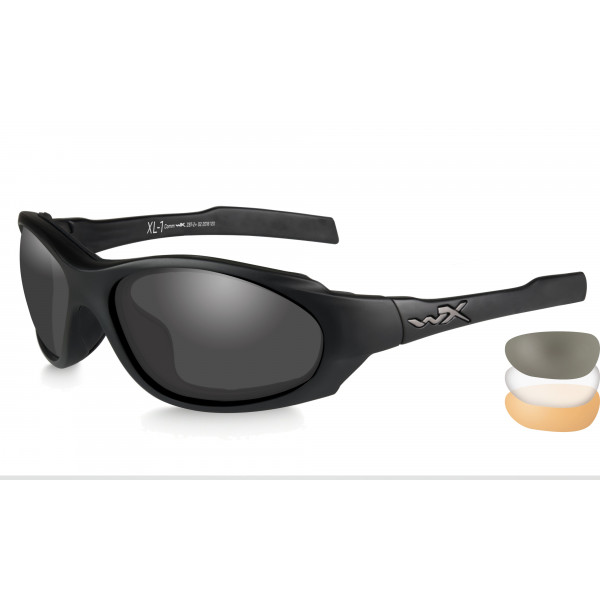 Lunettes de protection balistiques XL-1 Advanced verres fumé/incolore/orange