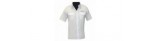 Chemise pilote blanche manches courtes brodee securite