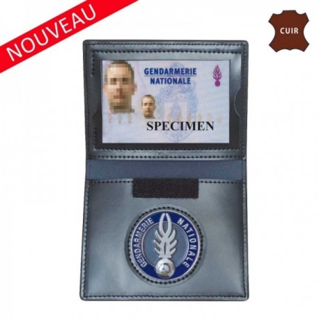 Porte feuille gendarmerie 3 volets avec carte navigo